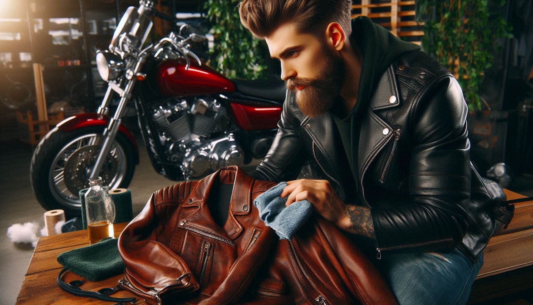 Men's Biker Jacket