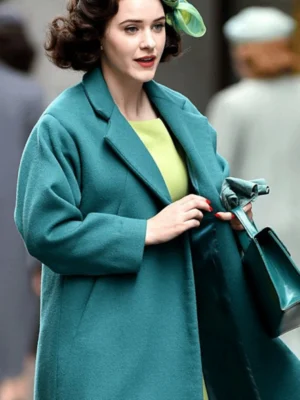 Miriam Maisel The Marvelous Mrs. Maisel Sea Green Trench Coat