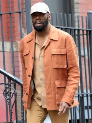 Muncie Daniels The Madness 2024 Orange Cotton Jacket