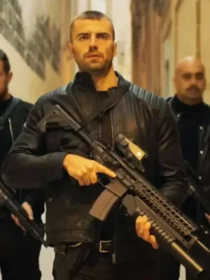 Myles Clohessy Classified Leather Black Jacket