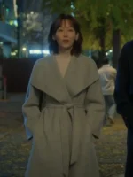 No In-ji The Trunk Tv Series Grey Wool Coat