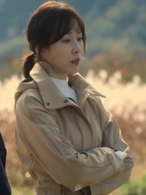 No In-ji The Trunk Tv Series Hooded Coat