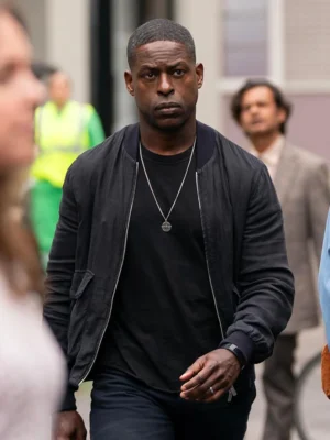 Paradise 2025 Sterling K. Brown Black Jacket