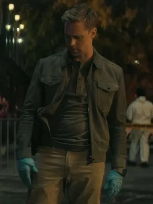 Reacher S02 David O’Donnell Men Grey Jacket