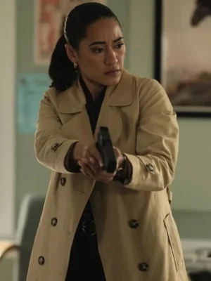 Saint-Pierre Joséphine Jobert Beige Cotton Trench Coat