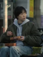 Si-Jeong The Trunk Tv Series Green Bomber Jacket Sale