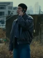 Um Tae-Seong The Trunk Tv Series Men Black Leather Jacket Sale