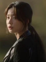 Yoo In-young The Trunk Tv Series Black Biker Leather Jacket Sale