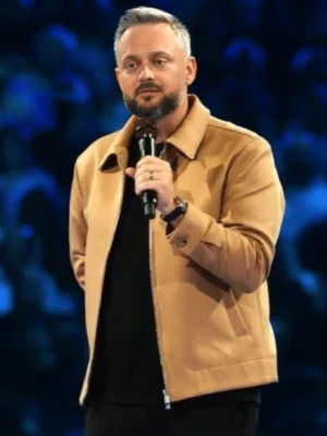 Your Friend 2024 Nate Bargatze Brown Jacket