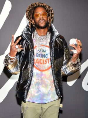 2 Chainz Puffer Parachute Jacket
