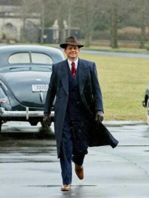 A Biltmore Christmas Kristoffer Polaha Blue Trench Coat