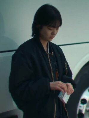 A Shop for Killers Jeong Ji-An Black Parachute Jacket