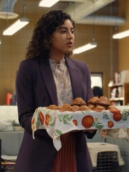 Animal Control Emily Price Purple Blazer