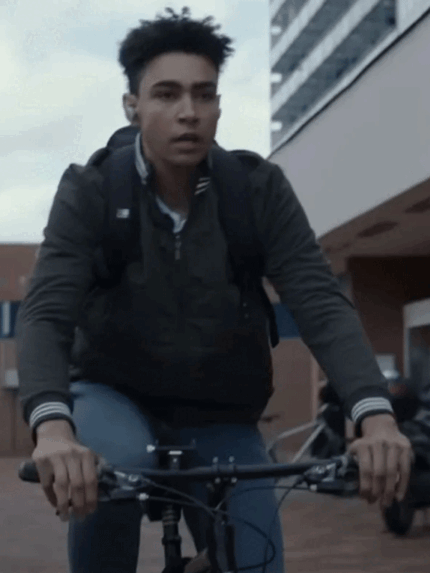 Archie Madekw Gran Turismo (2023) Grey Bomber Jacket
