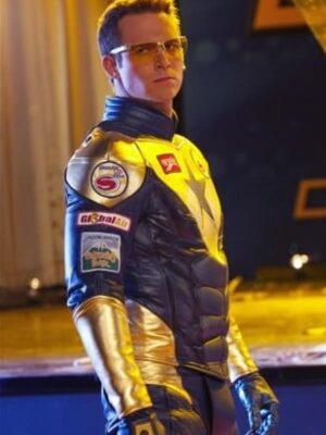Booster Gold Smallville Blue and Golden Jacket