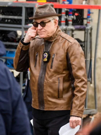 Charles Only Murders in the Building Brown Jacket