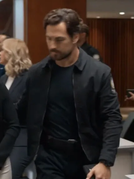Cole Ellis Wild Cards Black Cotton Jacket