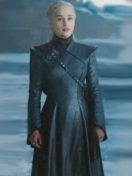 Daenerys Targaryen Game of Thrones Black Coat