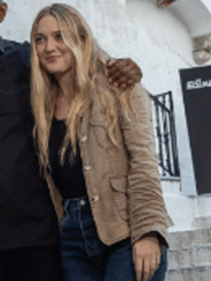 Dakota Fanning The Equalizer 3 (2023) Brown Jacket