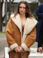 Devin Akin The Family S02 Brown Shearling Leather Jacket