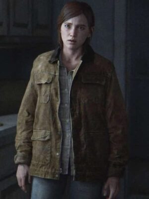 Ellie The Last of Us Part II Brown Leather Jacket