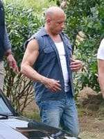 Fast and Furious 9 Dominic Toretto Blue Cotton Vest Sale