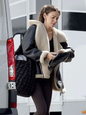 Fool Me Once Maya Stern Black Leather Jacket