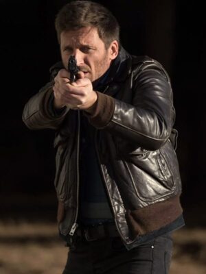 Franck Davenne Candice Renoir Black Leather Jacket