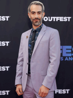 Germán Legarreta Aristotle and Dante Purple Blazer