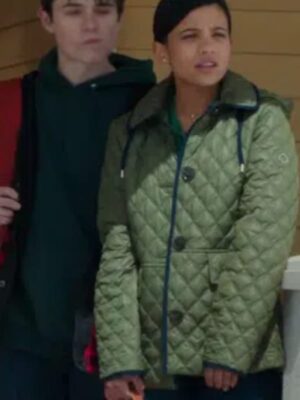 Jackie Howard My Life with the Walter Boys S01 Green Jacket