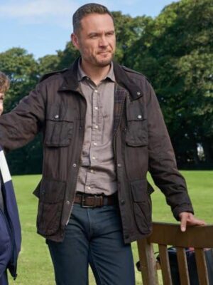 Jordan Young A Scottish Love Scheme Black Cotton Jacket