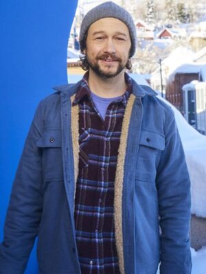 Joseph Gordon-Levitt Flora and Son Blue Cotton Jacket