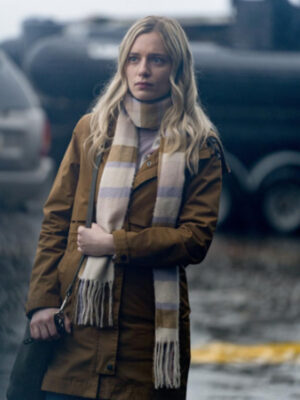 Kira Stine Tracker Brown Cotton Hooded Jacket