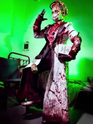 Landon Cider The Boulet Brothers’ Dragula White and Black Coat