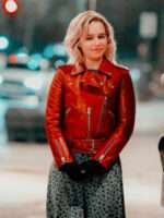 Last Christmas Emilia Clarke Red Jacket