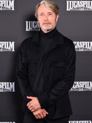 Mads Mikkelsen Indiana Jones and the Dial of Destiny Black Jacket