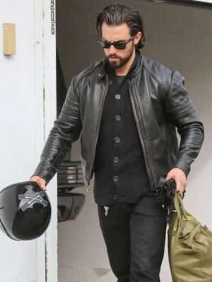 Milo Ventimiglia The Visitors Black Leather Jacket