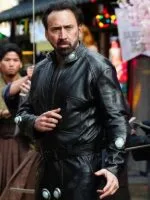 Nicolas Cage Prisoners of The Ghostland Black Leather Jacket