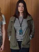 Nihan As the Crow Flies Green Cotton Jacket Sale