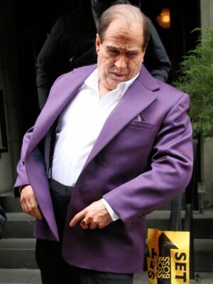 Oswald Cobblepot The Penguin 2024 Purple Blazer