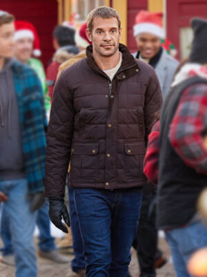 Peter Navigating Christmas 2023 Brown Puffer Jacket