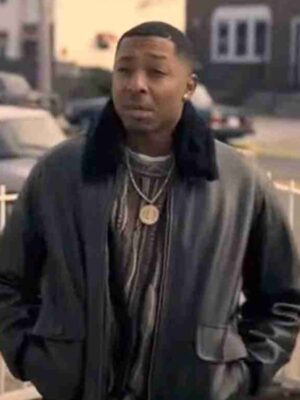 Power Book III Raising Kanan Lou-Lou Black Leather Jacket