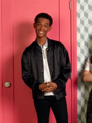 Pretty Freaking Scary Tv Series Pretty Black Satin Jacket