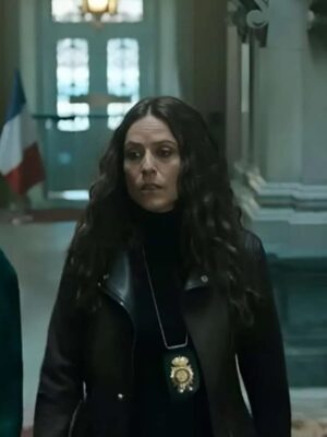 Raquel Murillo Berlin Black Leather Jacket