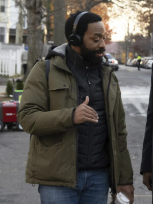 Rob Peace 2024 Chiwetel Ejiofor Green Hooded Jacket