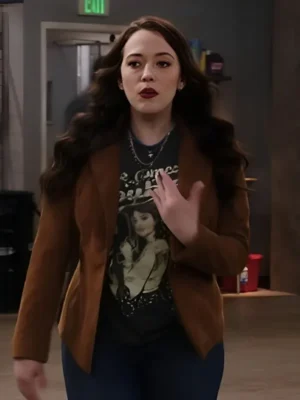 Shifting Gears 2025 Riley Parker Brown Leather Blazer