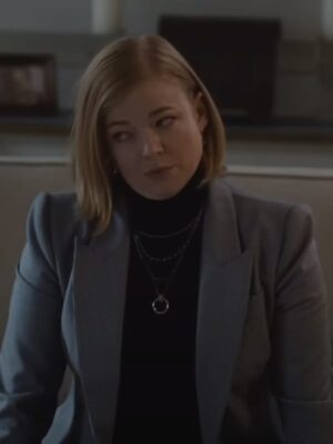 Succession S04 Shiv Roy Grey Blazer