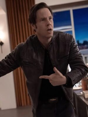 The Afterparty S01 Brett Brown Leather Jacket