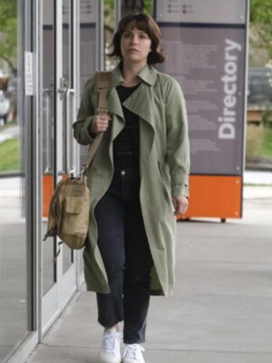 The Good Doctor Lea Dilallo Cotton Green Coat