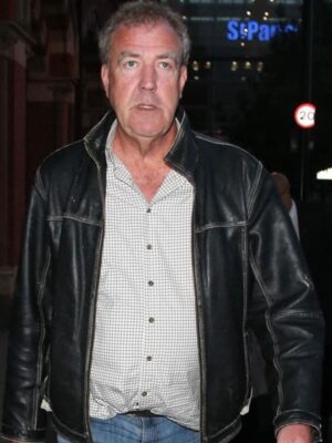 The Grand Tour Jeremy Clarkson Black Leather Jacket
